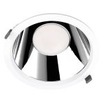 Ledvance Downlight LED Comfort Dali UGR19 Aluminium 42W/36W/30W 5000lm/4200lm/3600lm 100D - 930-940 CCT | Ritaglio 250mm - IP44 - Miglior Resa Cromatica - Dali Dimmerabile