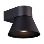Nordlux Kyklop Luce Da Parete Aluminium Nero | Adatto per GU10