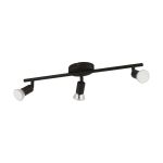 Eglo Luce da soffitto Buzz-LED Acciaio Nero 3x2.8W 3x250lm - 830 Luce Calda -  | IP20 - Incl. 3x GU10