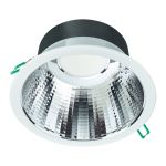 Philips Downlight LED Coreline DN142B Aluminium Bianca 11W 1200lm 60D - 830 Luce Calda | Ritaglio 155mm - IP20 - UGR<19