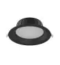 Noxion Downlight LED Hera Medio Incasso Nero 21W 2400lm 100D - 827-830-840 CCT | 226mm - Ritaglio 200mm