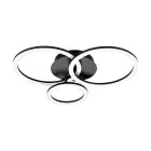 Eglo Luce da soffitto Parrapos-Z Acciaio Nero 11W 4300lm - 830-865 Regolabile Bianca | IP20 - Zigbee Dimmerabile