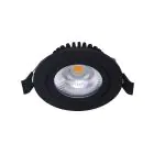 Noxion LED Inclinabile Slim Spot Nero 6W 550lm - 930 Luce Calda | Ritaglio 75mm - IP54 - Miglior resa cromatica 